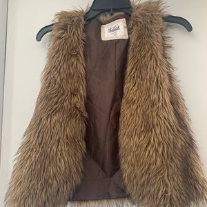 Justice Faux Fur Vest